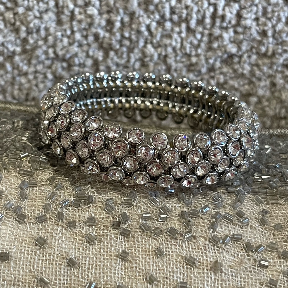 Cache Elegant Silver Crystal Bracelet - image 5